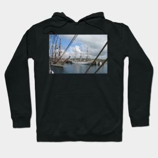 Ships in harbour Hoodie